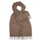 Großer beige Schal mit dünnen Streifen