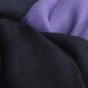 Zweifarbiger Pashmina in marinblau und lavendel