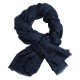 Marinblauer Jacquard Pashmina Schal