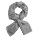 Hellgrauer Jacquard Pashmina Schal