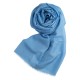 Hellblauer Pashmina Schal aus Kaschmir und Seide