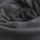 Dunkelgrauer Pashmina Schal aus Kaschmir und Seide