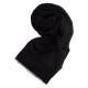 Schwartzer Pashmina Schal aus Kaschmir und Seide
