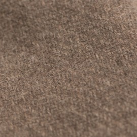 Naturfarbener graubraunes Tuch aus Yak Wolle