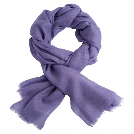Amethyst Pashmina-Schal in Doppelfädiges Twill