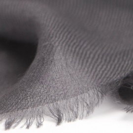 Pashmina-Schal in der Farbe Holzkohle