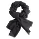 Diamantgewebter Pashmina-Schal in der Farbe Holzkohle