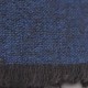 Kaschmir Tuch in blau/schwarz Melange