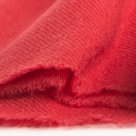 Rubinrotes twillgewebtes Pashmina-Tuch