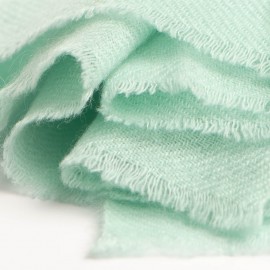 Mintgr&uuml;nes twillgewebtes Pashmina-Tuch