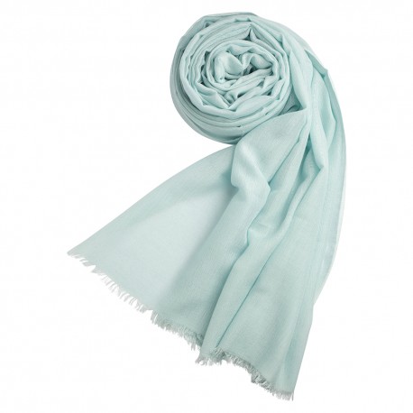Opalfarbener Pashmina Schal aus Kaschmir und Seide