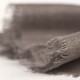 Mausgrauer Pashmina Schal aus Kaschmir und Seide