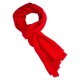 Dunkelrotes twillgewebtes Pashmina-Tuch