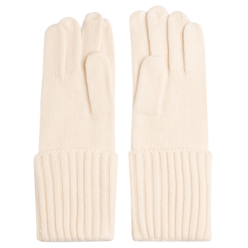 Cremeweie, gestrickte Kaschmir-Handschuhe