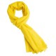 Handgewebtes Pashmina-Tuch in gelber Twillwebart