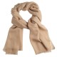 Sandfarbiger, diamantgewebter Pashmina-Schal