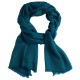 Petrolgrüner diamantgewebter Pashmina-Schal