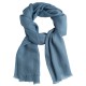 Taubenblauer diamantgewebter Pashmina-Schal