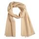 Beigefarbener diamantgewebter Pashmina-Schal