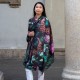 Kaschmirschal mit Dschungel- und Leopardenmuster