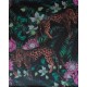 Kaschmirschal mit Dschungel- und Leopardenmuster
