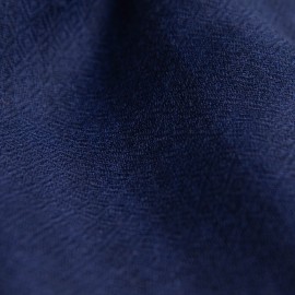 Blau gestreifte Kaschmir-Stola in Diamantbindung