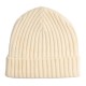 Cremeweiße Mütze aus Kaschmirwolle