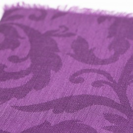 Dunkelviolette Jacquard-Pashmina Schal