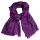 Dunkelviolette Jacquard-Pashmina Schal