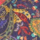 Dunkelblauer Paisley-Schal