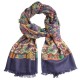 Dunkelblauer Paisley-Schal