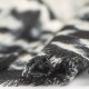 Schwarzer / Weisßer Tie-Dye schal