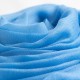 Hellblauer extra großer Schal aus Kaschmir