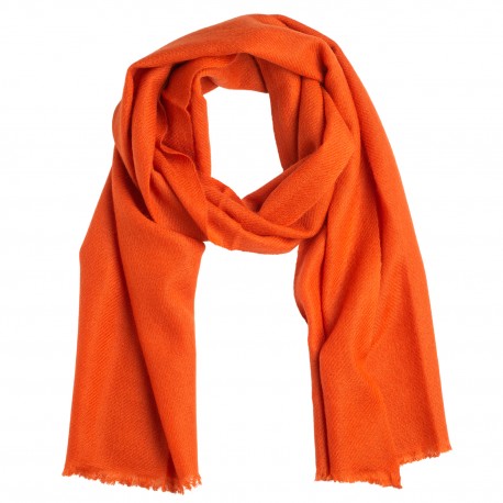 Kleines rostoranges Kaschmir-Tuch