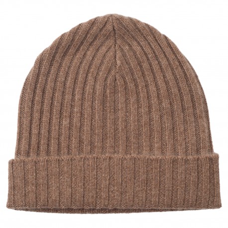 Taupegraue Kaschmir Beanie
