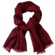Rötlichbrauner, diamantgewebter Pashmina-Schal