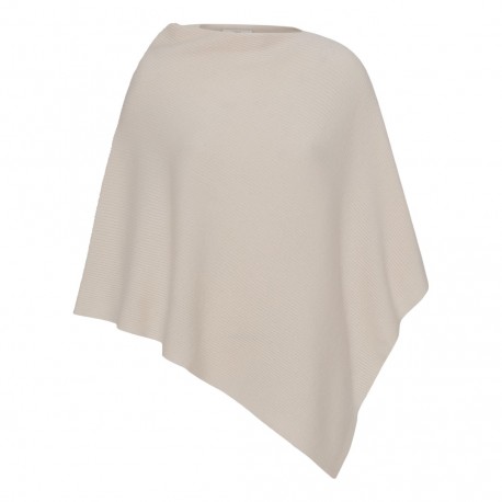 Marinblauer Kaschmir Poncho