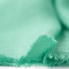 Seegr&uuml;ner, diamantgewebter Pashmina-Schal