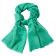Seegrüner, diamantgewebter Pashmina-Schal