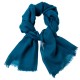 Marineblauer, diamantgewebter Pashmina-Schal