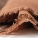 Cashmere-Schal in Hellbraun mit schwarzen/weißen Streifen