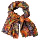 Kaschmirschal mit buntem Paisley-Print