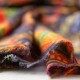 Kaschmirschal mit buntem Paisley-Print