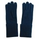 Marinblaue Kaschmir-Handschuhe