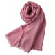 Rotvioletter Pashmina-Schal aus Kaschmir und Seide