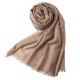 Beigefarbener Pashmina-Schal aus Kaschmir und Seide
