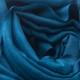 Ozeanblauer Pashmina-Schal aus Kaschmir und Seide