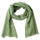 Kleiner Schal aus salbeigrünem Kaschmir