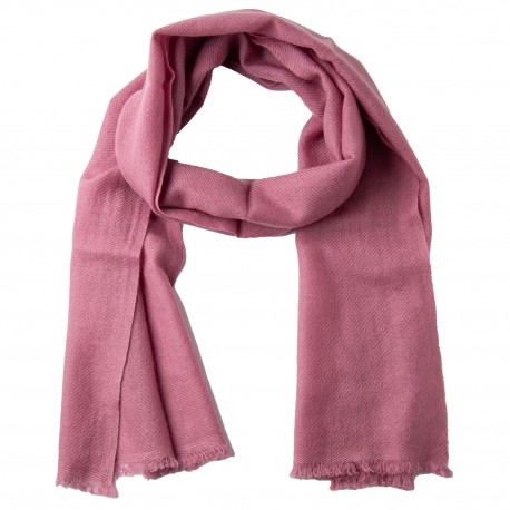 Kleiner Schal aus Kaschmir in Rotviolet