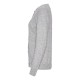 Grau melierte Kaschmir-Strickjacke